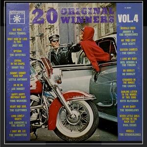 20 Original Winners Vol. 4 vinyl LP. Includes “Sixteen Candles” by the Crests